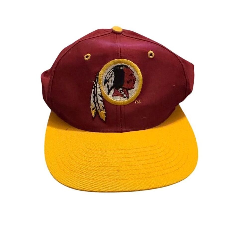 Vintage Washington Redskins Commanders Snapback Fitted Hat NFL Football Cap